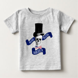Camiseta Para Bebê América deus abençoe