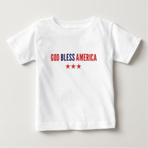 Camiseta Para Bebê América Deus abençoe