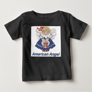 Camiseta Para Bebê American Angel