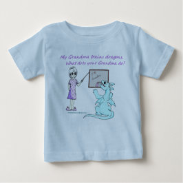 Camiseta Para Bebê American Granny Training Dragões Romper