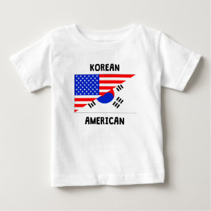 Camiseta Para Bebê Americano coreano