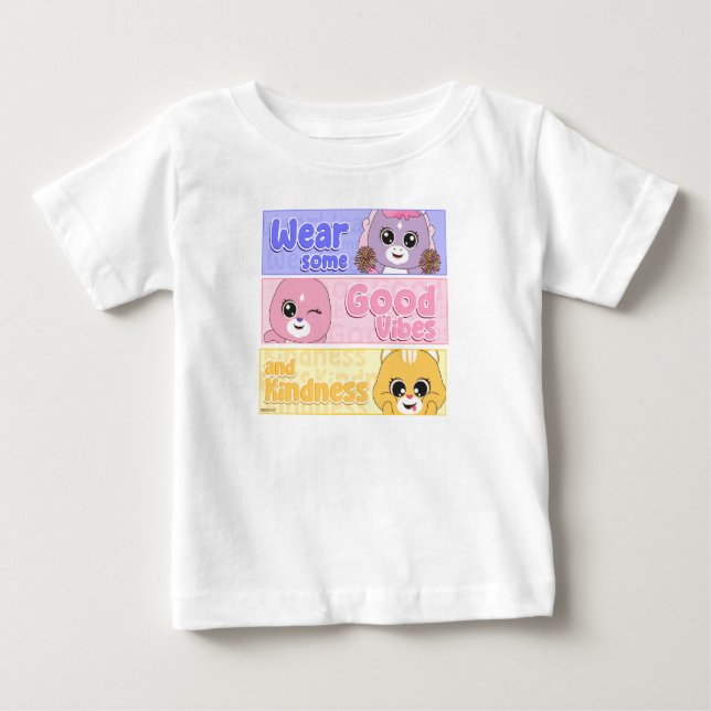 Camiseta Para Bebê Amigo animal bonito: perfeito para crianças (Frente)