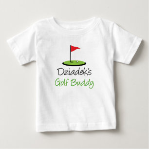 Camiseta Para Bebê Amigo de Golfe do Dziadek