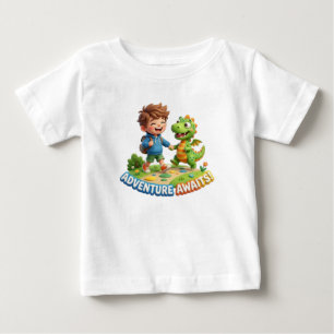 CAMISETA PARA BEBÊ AMIGO DINO