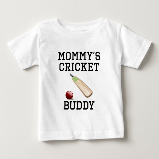 Camiseta Para Bebê Amigo do grilo da mamã (Frente)