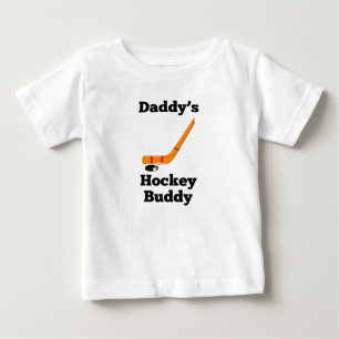 Camiseta Para Bebê Amigo do hóquei do pai