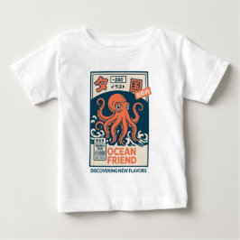 Camiseta Para Bebê Amigo do Oceano