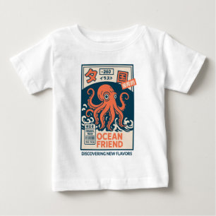 Camiseta Para Bebê Amigo do Oceano