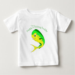 Camiseta Para Bebê Amigo futuro da pesca de Mahi