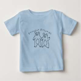 Camiseta Para Bebê Amigos animais