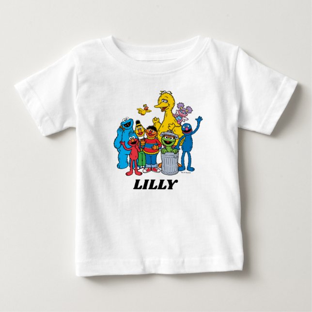 Camiseta Para Bebê Amigos da Rua 66 Ondulando (Frente)