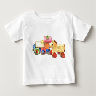 Camiseta Para Bebê Amigos de madeira