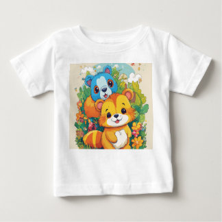 Camiseta Para Bebê Amigos de Sugestões: Edição de Tripulação de Cuddl