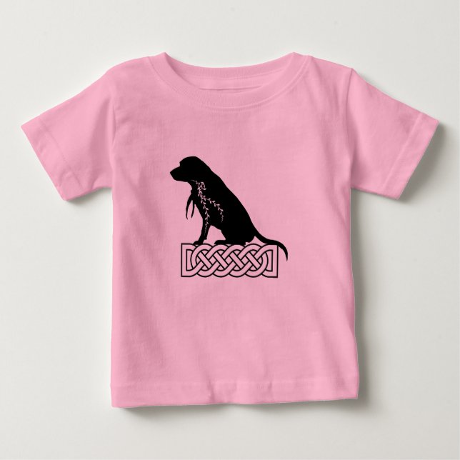 Camiseta Para Bebê Amigos do Loki: Beagle Mickey Black (Frente)