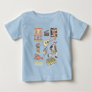 Camiseta Para Bebê AMIGOS™   Ícones de desenho gráfico 4