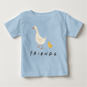 Camiseta Para Bebê AMIGOS™ O Pintinho e o Pato