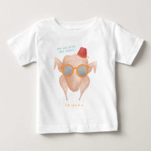 Camiseta Para Bebê AMIGOS™ | O que tem a Turquia (Frente)