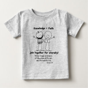 Camiseta Para Bebê Amigos para a Eternidade