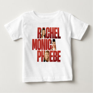 Camiseta Para Bebê AMIGOS™   Rachel, Monica e Phoebe