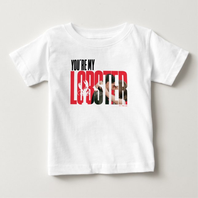 Camiseta Para Bebê AMIGOS™ | Rachel & Ross - Você é minha lagosta (Frente)