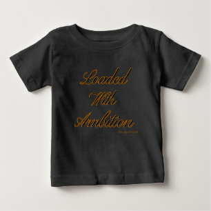 Camiseta Para Bebê Ammo Roupa USA Carregado Com Ambição IIB