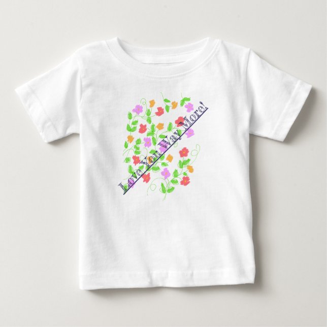 Camiseta Para Bebê Amo-Te Muito Mais (Frente)