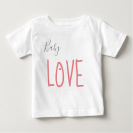 Camiseta Para Bebê Amor