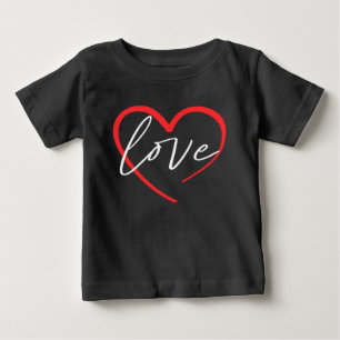 Camiseta Para Bebê Amor