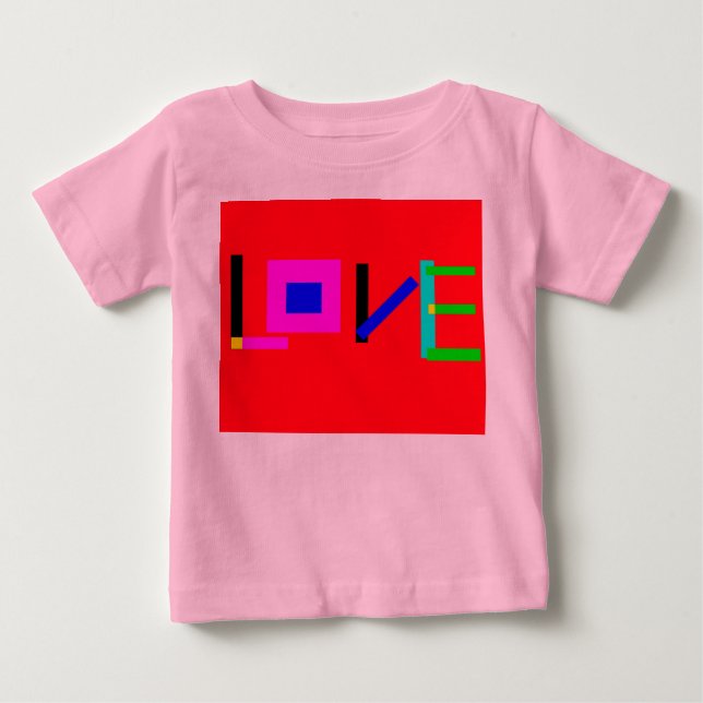 Camiseta Para Bebê Amor (Frente)
