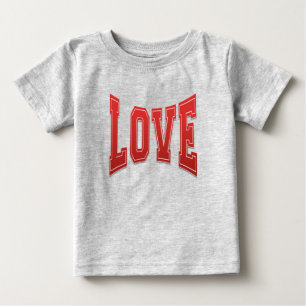 Camiseta Para Bebê Amor