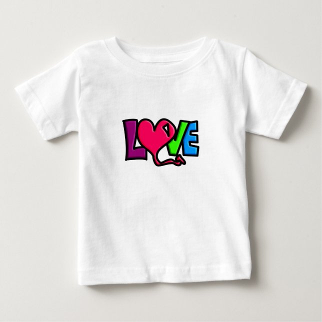 Camiseta Para Bebê Amor (Frente)