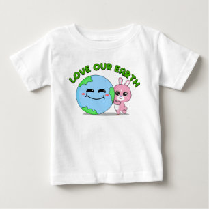 Camiseta Para Bebê Amor à Terra: Amigo Animal para Crianças