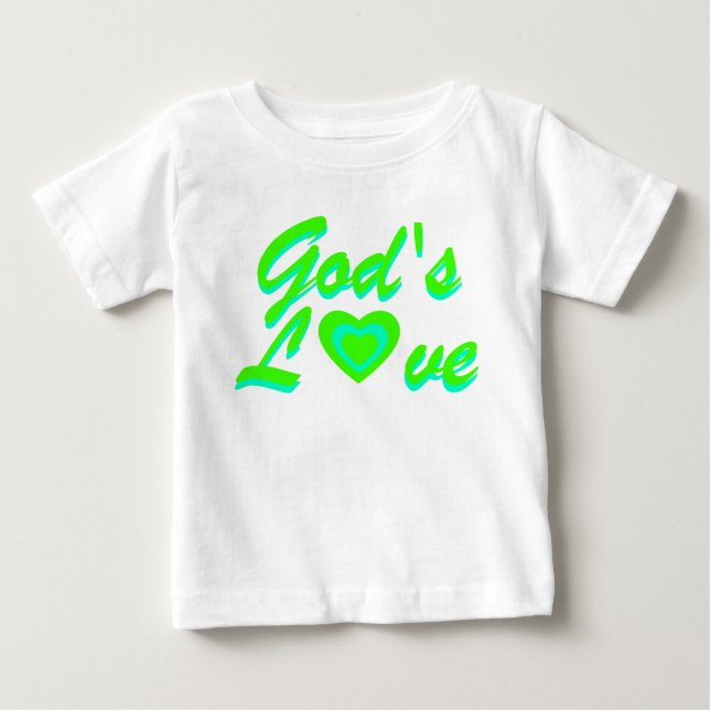 Camiseta Para Bebê Amor de Deus (Frente)
