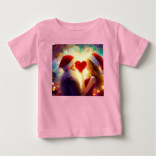 Camiseta Para Bebê Amor de Natal 1