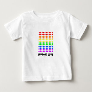 Camiseta Para Bebê Amor do apoio