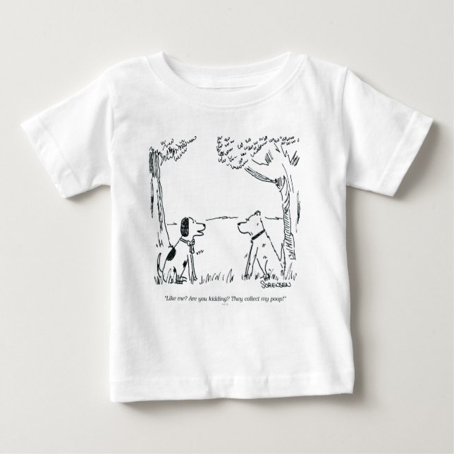 Camiseta Para Bebê Amor do cão (Frente)