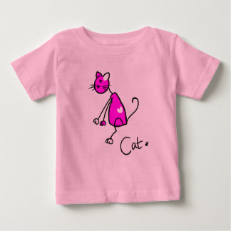 Camiseta Para Bebê Amor do gato