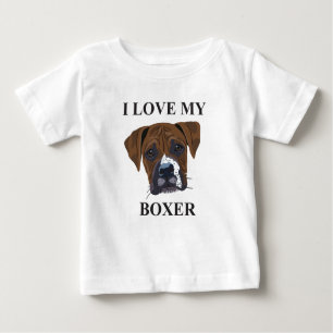 Camiseta Para Bebê Amor do pugilista