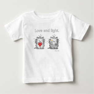 Camiseta Para Bebê AMOR E LUZ de Sandra Boynton
