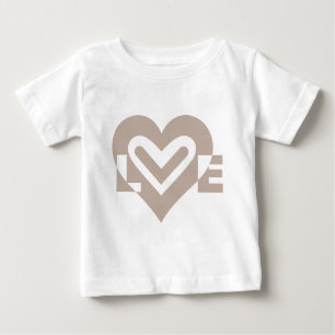 Camiseta Para Bebê Amor nas Cinzas