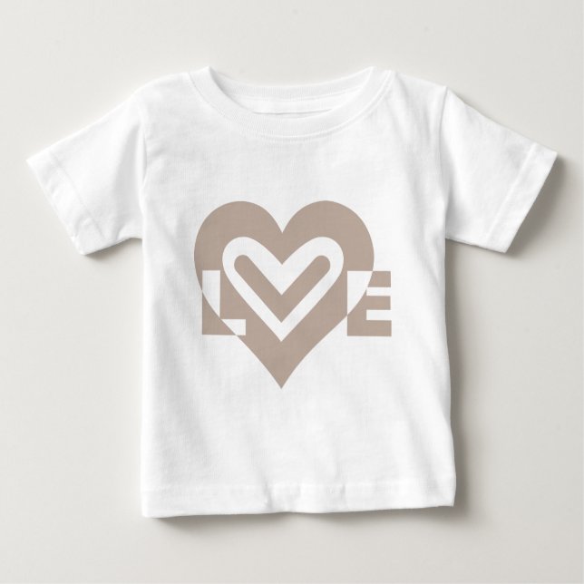 Camiseta Para Bebê Amor nas Cinzas (Frente)