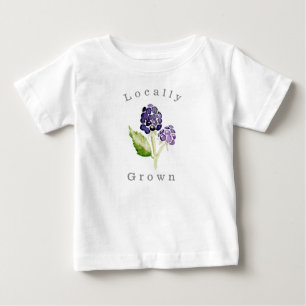 Camiseta Para Bebê Amorango Amoreiro Cultivado Localmente Duo   Fruta