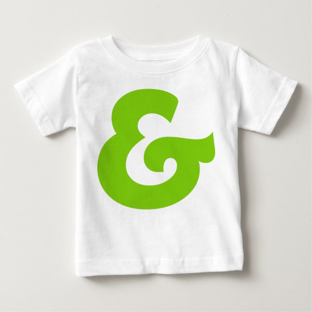 Camiseta Para Bebê Ampersand (Frente)