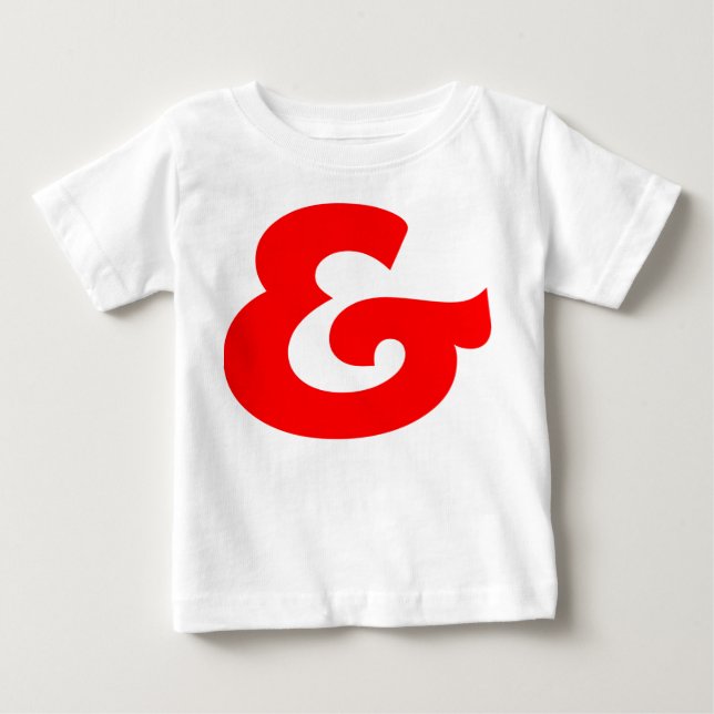 Camiseta Para Bebê Ampersand (Frente)