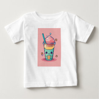 Camiseta Para Bebê Ampliação da Cuteness: Edição do Bean Pequeno