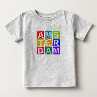 Camiseta Para Bebê Amsterdão
