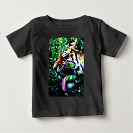 Camiseta Para Bebê Amur Tiger iccna