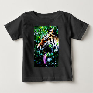 Camiseta Para Bebê Amur Tiger iccna
