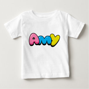 Camiseta Para Bebê Amy