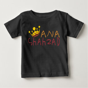 CAMISETA PARA BEBÊ ANA SHAHZAD.